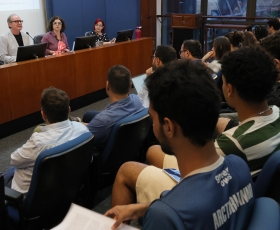 Reunião do Conselho Universitário da UnB (Consuni). 10/04/2026. Foto: Beto Monteiro/GRE Ascom